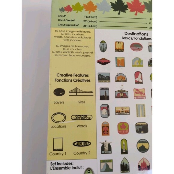 CRICUT CARTRIDGE - Destinations "Shapes" Cartridges Kit - Picture 5 of 16